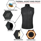 Men's All Season Vest Windproof Thermal Zipper Jacket For Outdoor Activities - Skills Outfit Pty Ltd