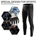 Mens Compression Base layer Thermal Skin Tights Pants running Gym Yoga Shorts - Skills Outfit Pty Ltd