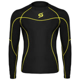 Mens Compression Base Layer Armour Shirt Long Sleeve Thermal Gym Fit Sports Top - Skills Outfit Pty Ltd