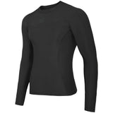 Compression Men's Base layer Black Top Skin Fit Shirt + Pants / Tights set