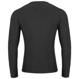 Compression Men's Base layer Black Top Skin Fit Shirt + Pants / Tights set