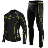 Compression Men's Base layer Top Skin Fit Shirt + Pants / Tights set - Skills Outfit Pty Ltd