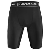 Men's Black / Grey Compression Base Layer Short sleeve shirt and shorts Set - Skills Outfit Pty Ltd