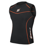 Mens Compression Armour Base Layer Tops Running Sleeveless Sports Skin Shirt - Skills Outfit Pty Ltd