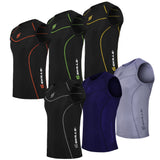 Mens Compression Armour Base Layer Tops Running Sleeveless Sports Skin Shirt - Skills Outfit Pty Ltd