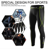 Mens Compression Base layer Thermal Skin Tights running Gym Yoga Active Pants - Skills Outfit Pty Ltd