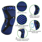 Skills Professional Knee Brace, Knee Compression Sleeve Support for Men Women Medical Grade, Meniscus Tear, Arthritis, Joint Pain Relief - Skills Outfit Pty Ltd