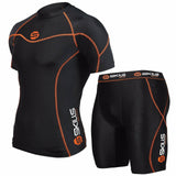 Men's Compression Base Layer Half sleeve shirt and shorts - Skills Outfit Pty Ltd